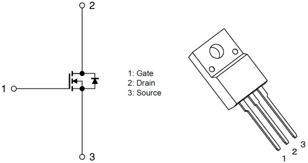 TK20A60W5内部电路配置及封装（TO-220SIS）.png