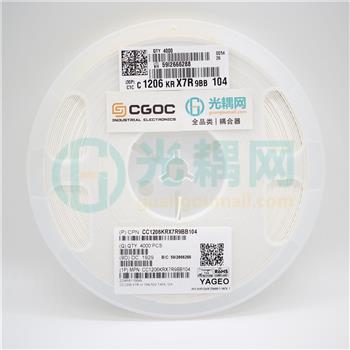 CC1206KRX7R9BB104的产品图片